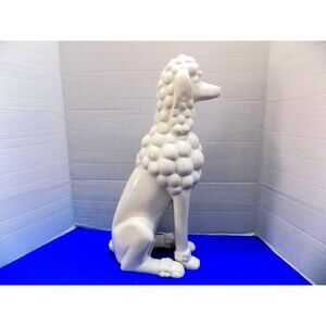 NEW Fancy French Poodle Statue Figurine Dog Modern Art Home Decor